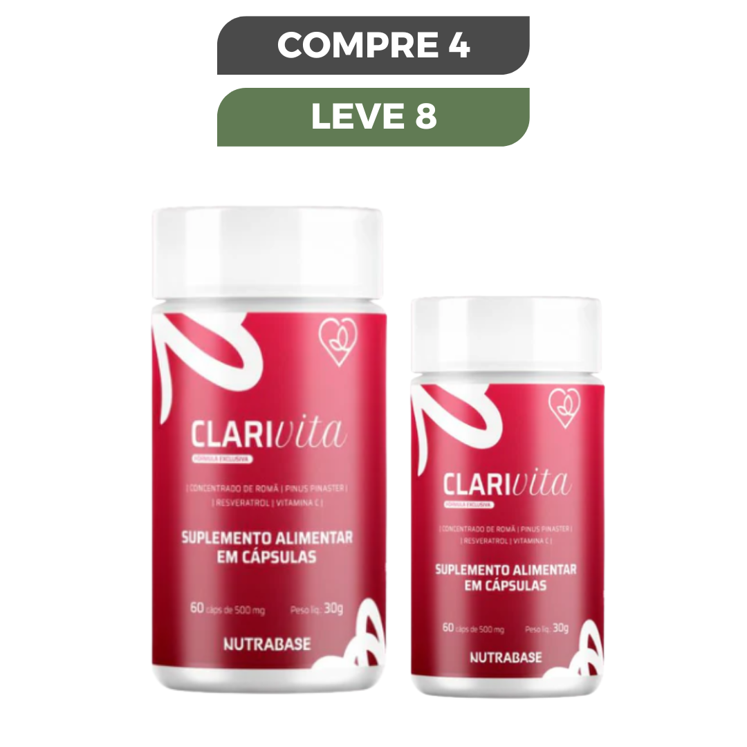 Clarivita | 60 caps 500 mg - Proteção Que Sua Pele Merece