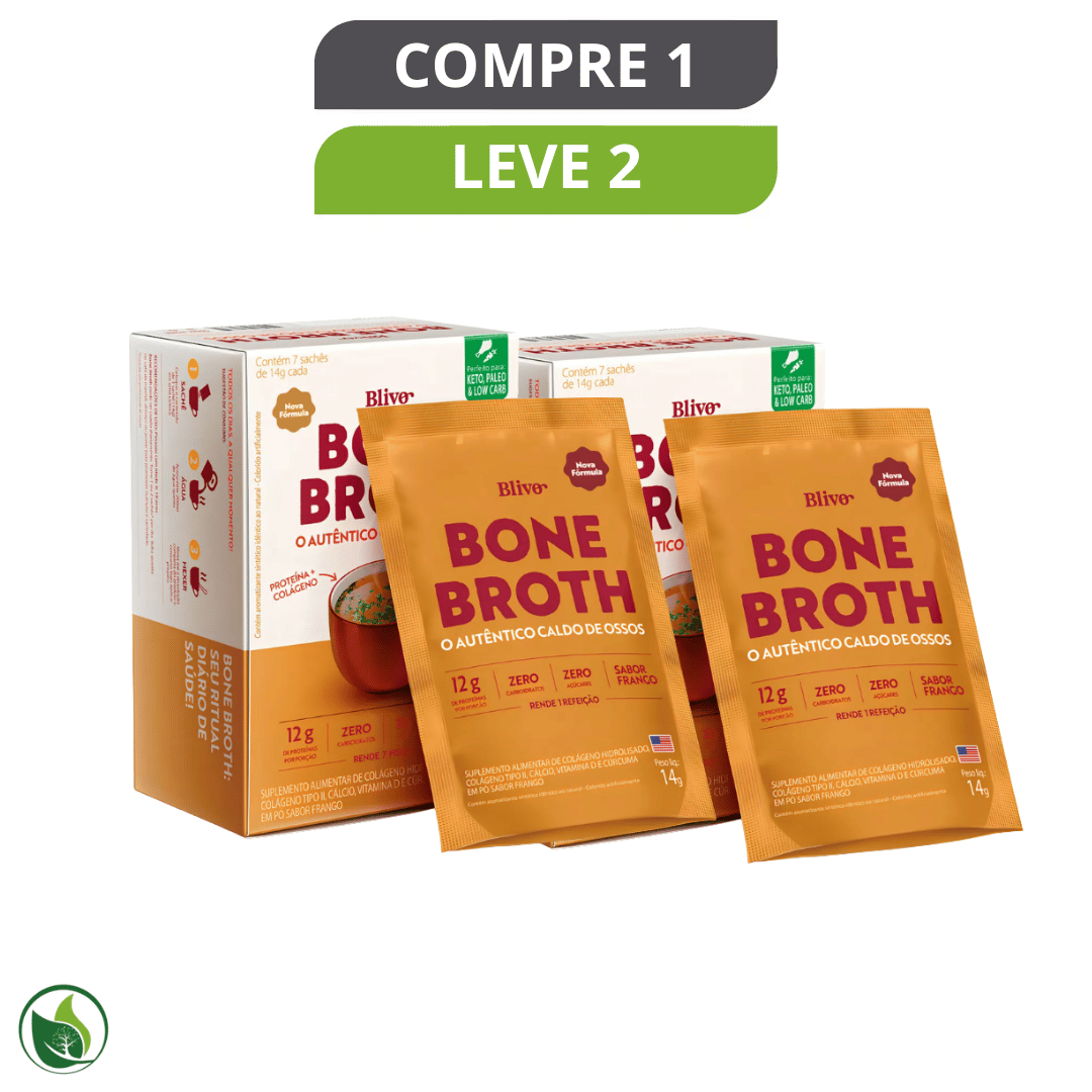 Bone Broth Original - 7 sachês 98g - Promoção Exclusiva