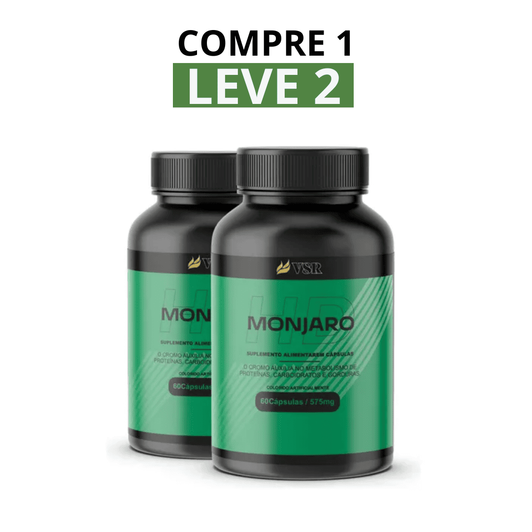 Monjaro HD 60 Caps - Bem-Estar Metabólico com Fórmula Natural
