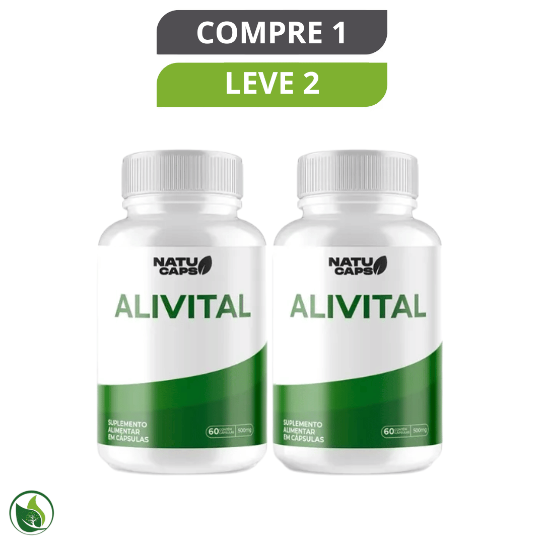 Alivital 60 Caps - Suplemento Natural + Promoção Exclusiva