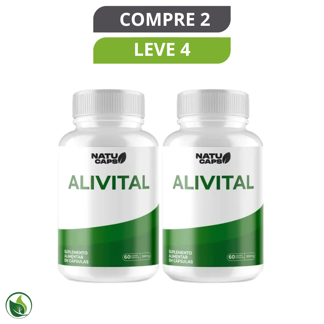 Alivital 60 Caps - Suplemento Natural + Promoção Exclusiva