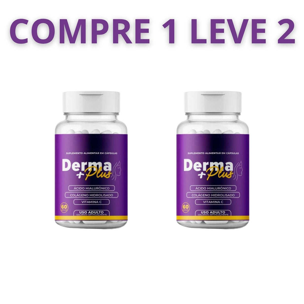 Dermaplus 60 Cápsulas – Pele Radiante, Jovem e Bem Cuidada