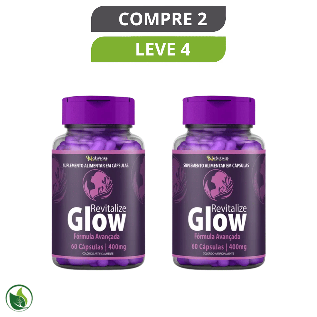 Revitalize Glow 60 Caps - Nutra Sua Pele Radiante De Dentro Para Fora