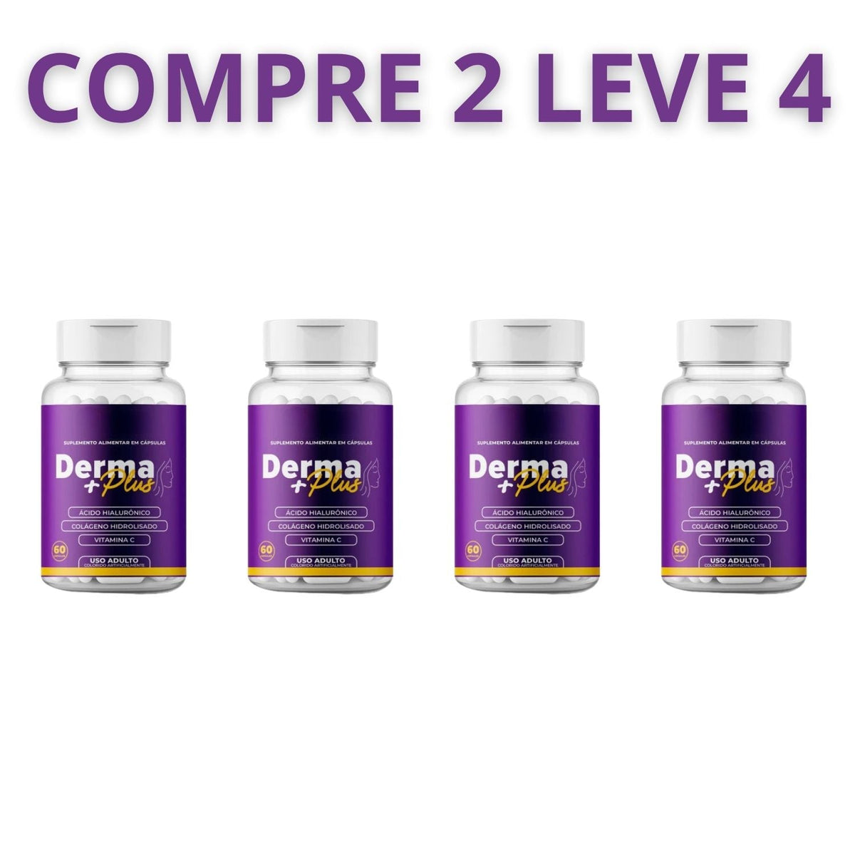 Dermaplus 60 Cápsulas – Pele Radiante, Jovem e Bem Cuidada