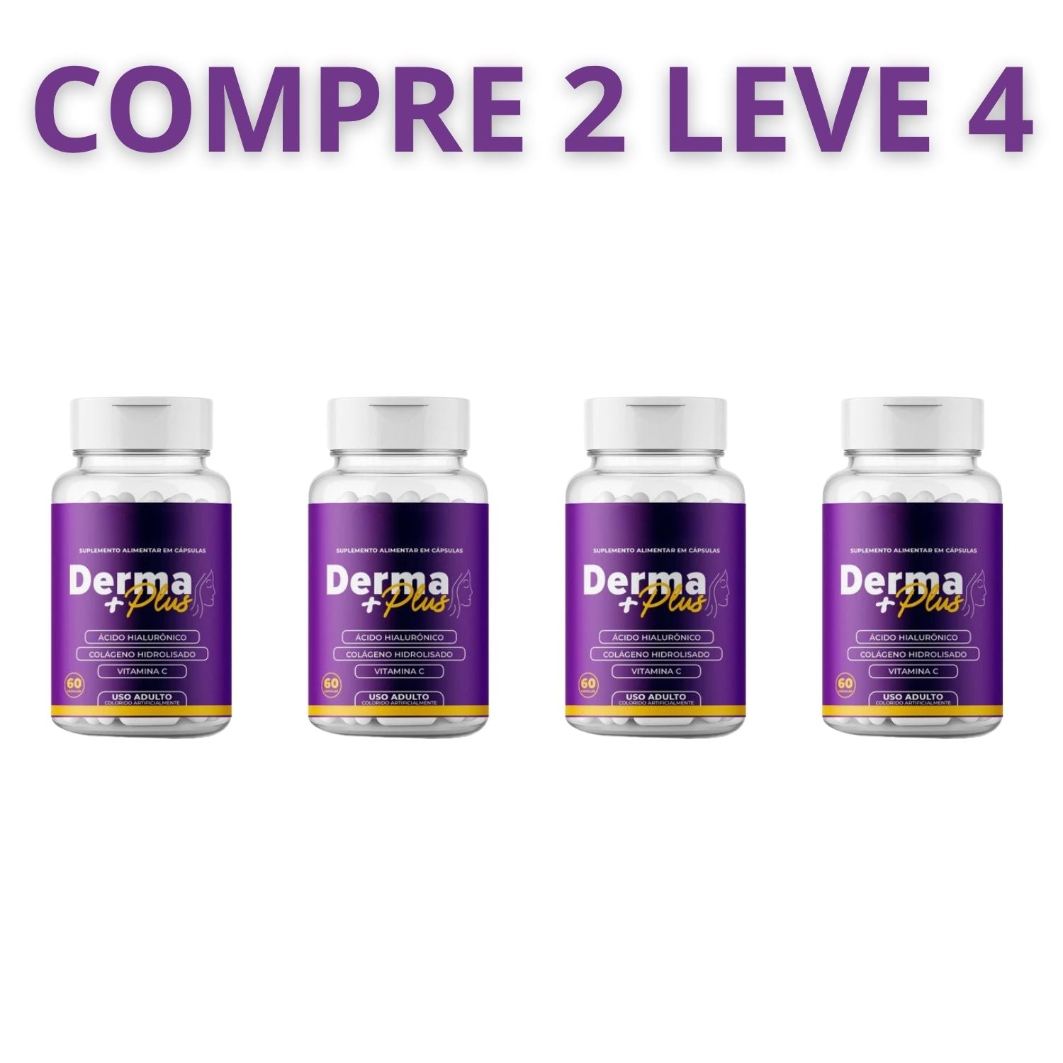 Dermaplus 60 Cápsulas – Pele Radiante, Jovem e Bem Cuidada
