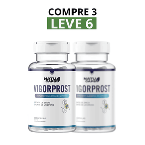 Vigorprost - Fórmula com Nutrientes Selecionados para o Bem-Estar da Próstata