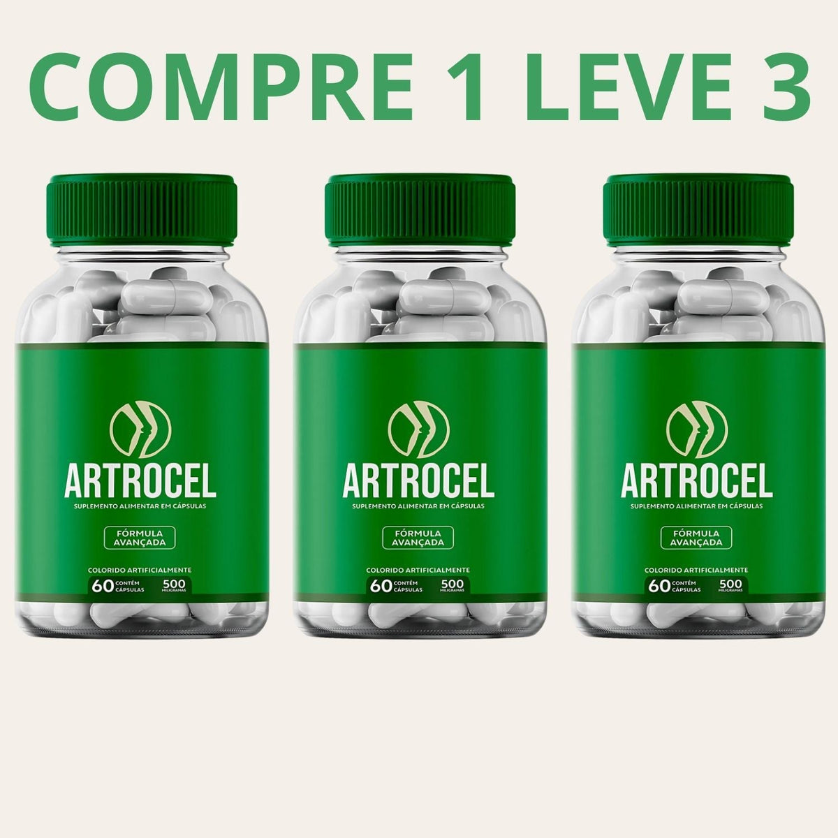Artrocel 60 Cápsulas - Fórmula Avançada