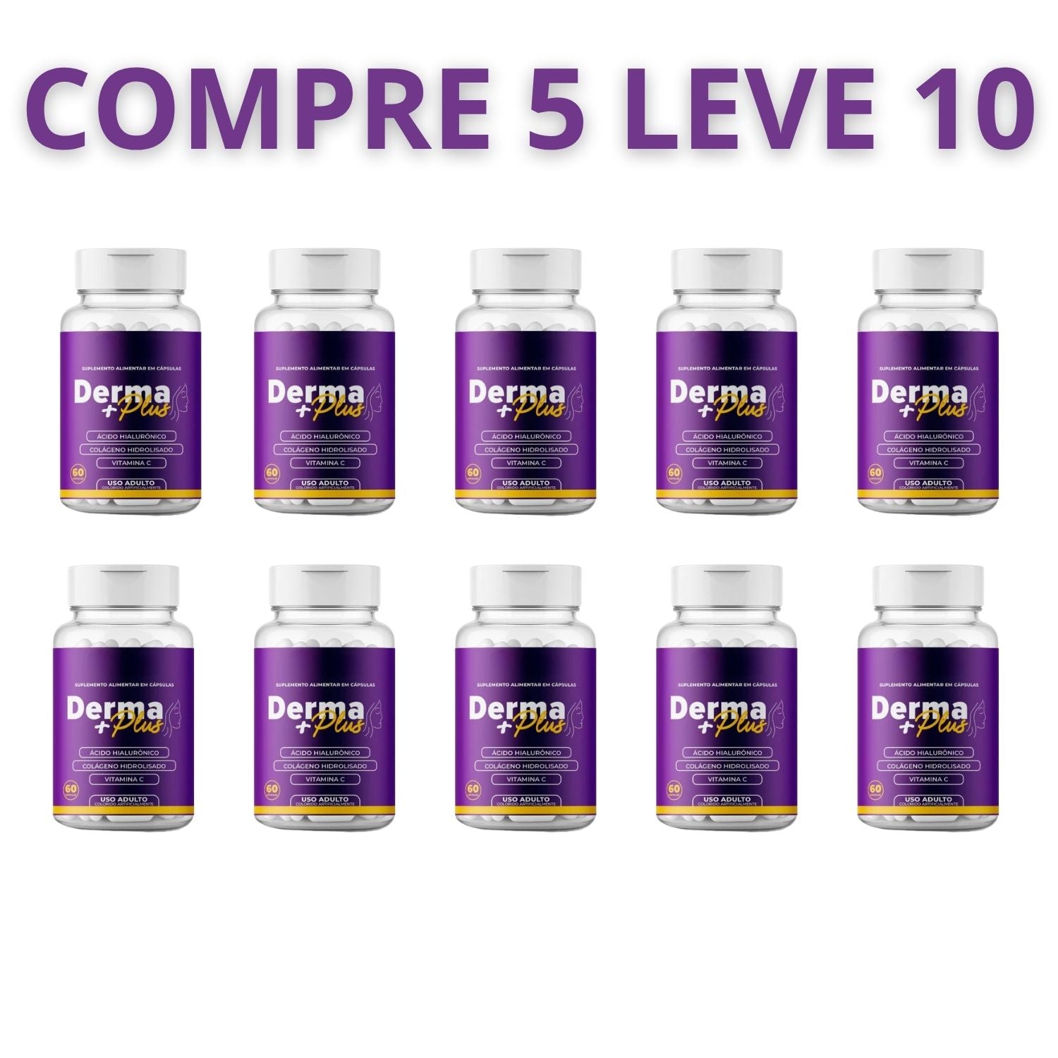 Dermaplus 60 Cápsulas – Pele Radiante, Jovem e Bem Cuidada