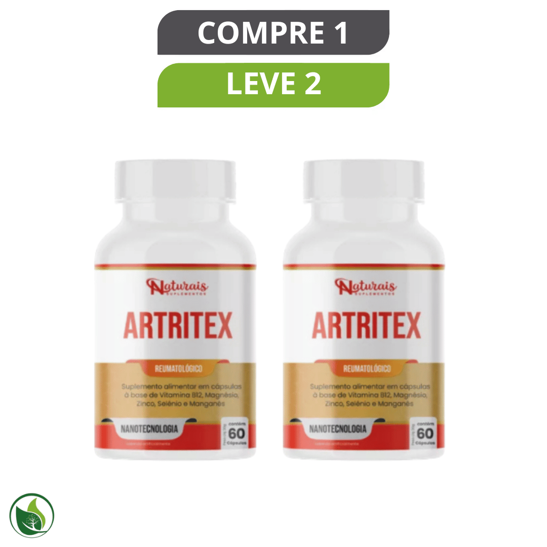 Artritex 60 Caps - Alívio Das Dores