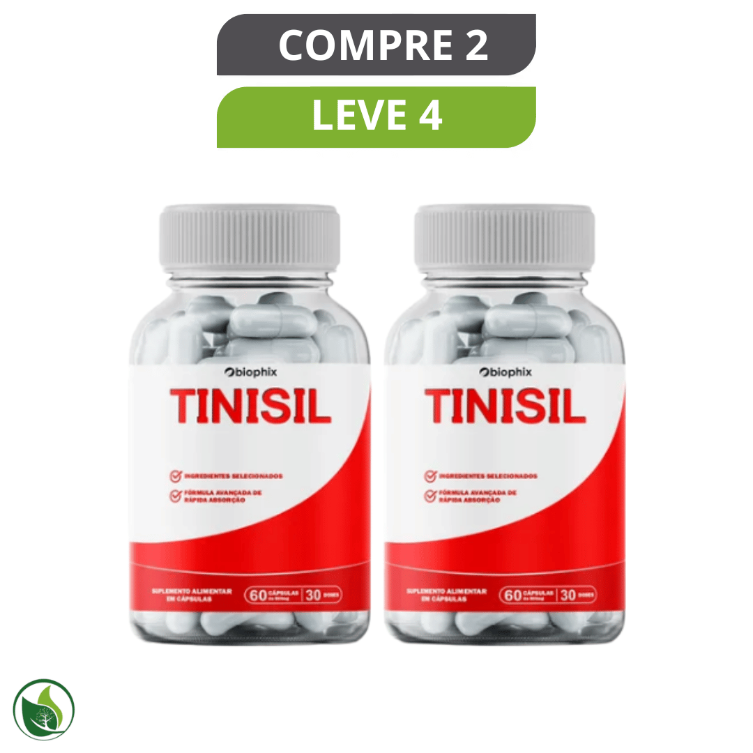 Tinisil Original 60 Cápsulas - Apoio Para Ouvir Com Mais Clareza